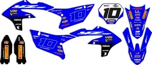 2023 Yamaha YZF 450 Gebben Yamaha Race Team Graphics Kit & Number Plates - Picture 1 of 4