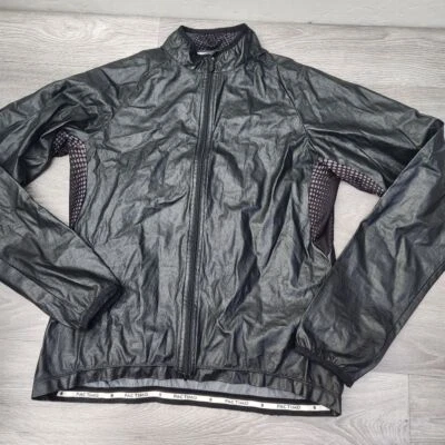 PACTIMO Black Jacket Size L Cycling Windbreaker Packable Nylon High Neck Nylon - Image 1 of 4
