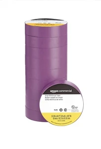 New Premium Vinyl Electrical Grade Tape 3/4 in x 60 ft Purple 10 pack - Picture 1 of 2