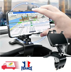 Universel Support de smartphone Voiture Rotation 360° Téléphone iPhone Samsung - Zdjęcie 1 z 12