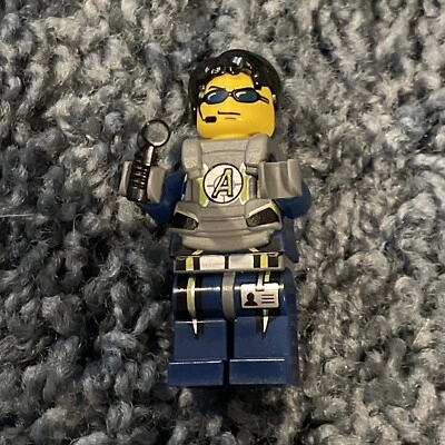 LEGO Agent Chase Body Armor minifigure DUAL FACE w/ Weapon 8970 8969 mini fig - Image 1 of 4