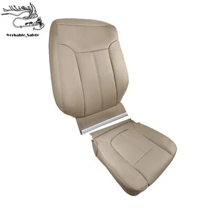 2-Piece Leather Seat Covers Tan Compatible For Ford F250 F350 Lariat 2011-2016 - Imagen 1 de 21