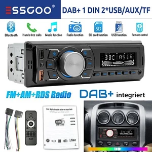 1 DIN DAB+ Autoradio RDS AM FM 2x USB Bluetooth Freisprecheinrichtung SD AUX IN - Bild 1 von 17