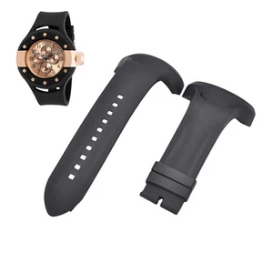 Correa de reloj de goma negra S1 Rally 17393 50 mm para Invicta - Imagen 1 de 7