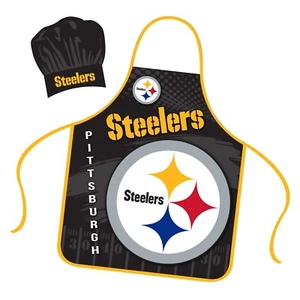Juego de delantales y sombreros de chef de la NFL - Pittsburgh Steelers - Imagen 1 de 1