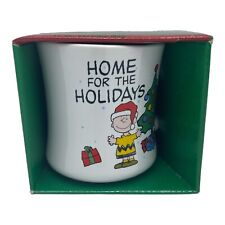 Peanuts 12 oz Ceramic Coffee Mug Charlie Brown Home for the Holidays