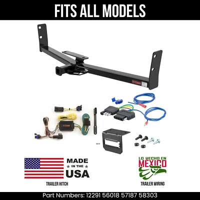 Enganche de remolque Saturn Vue 02-07 + kit de arnés de cableado de 5 pines para todos los modelos Curt Foto 1 de 4