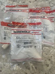 WIREMOLD V711 ELFENBEIN 90° FLACHER ELLENBOGEN (MENGE 5) - Bild 1 von 2