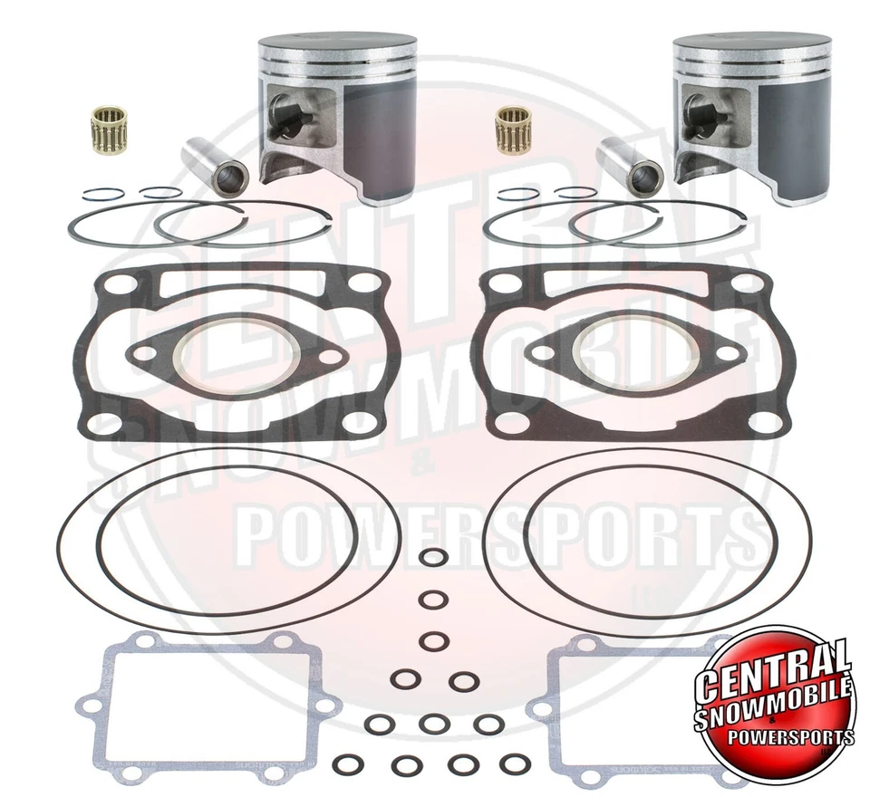 顶端重建套件北极猫 600 ZR ZL 粉规格 98-99 雪地摩托车 78 毫米 (STD) — 第 1/1 张图片