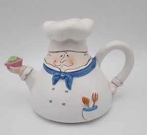 Teiera chef italiano ceramica vintage - Foto 1 di 11