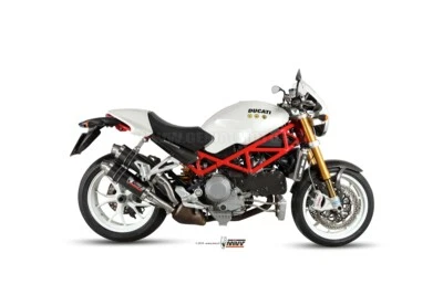 Terminali Scarichi Omologati MIVV GP Carbonio Ducati Monster S4Rs 2006 > 2008 - Immagine 1 di 4
