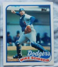 Mike Scioscia Los Angeles Dodgers School Folder 1989