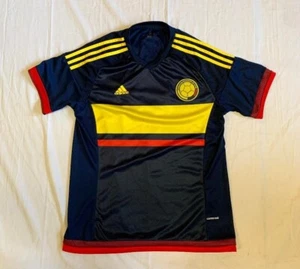 Camiseta Adidas Climacool Federación Colombiana De Fútbol Azul con Rayas Para Hombre XL - Imagen 1 de 7