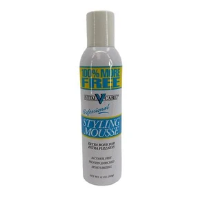 Mousse de peinado profesional Vital Care 12 oz. Extra Body Free Alcohol - Imagen 1 de 3