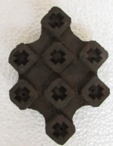 Vintage Old Collectible Hand Carved Wooden Printing Block Stamp - Picture 1 of 6