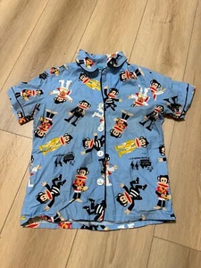 Vintage Paul Frank Limited Edition Elvis Julius Pajama Top Sz L - Picture 1 of 6