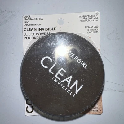 CoverGirl Clean Invisible Loose Powder, Translucent Light ~ Brand New - Image 1 of 3