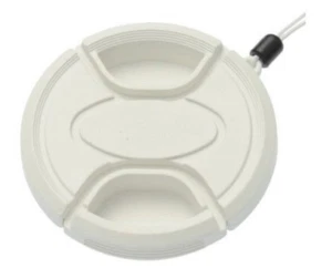 55mm White Color Lens Cap Inner Type Camera Accessory Unused - Picture 1 of 3