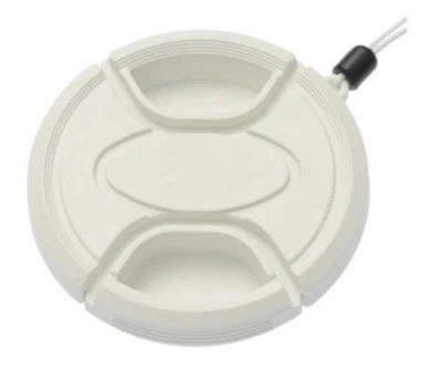 55mm White Color Lens Cap Inner Type Camera Accessory Unused - Image 1 of 3