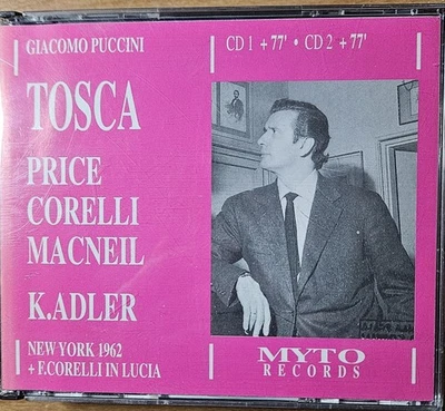 Puccini: Tosca (Myto 2 MCD 925.70) Leontyne Price Franco Corelli New York 1962 - Image 1 of 2