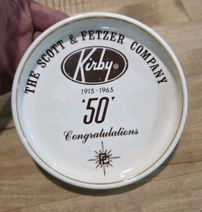 VTG Marketing Ashtray 50th Anniversary Kirby Vacuum Cleaner The Scott Fetzer MCM - Picture 1 of 10