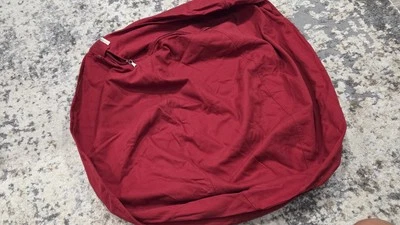 Pottery Barn Kids Anywhere Bean Bag Slipcover Deep Red - Image 1 of 3