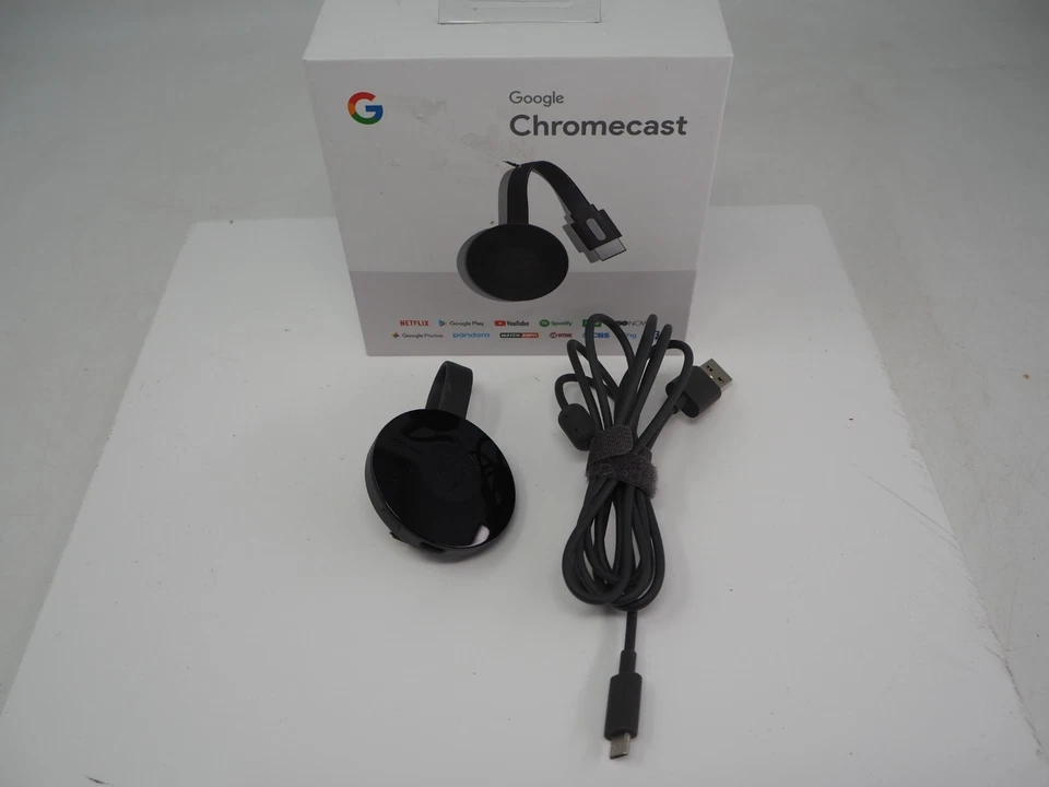Google Chromecast (2nd Generation) HD Media Streamer - Black (GA3A00097-A03-Z01) - Image 1 of 3