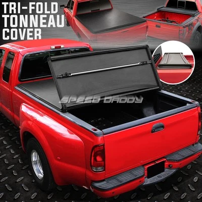 FOR 07-17 TOYOTA TUNDRA 6.5' BED ADJUSTABLE VINYL SOFT TRI-FOLD TONNEAU COVER Foto 1 de 4