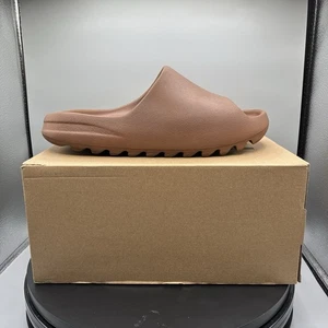 Adidas Yeezy Slide Men’s 10 Flax Slip On Sandals FZ5896 - Picture 1 of 9