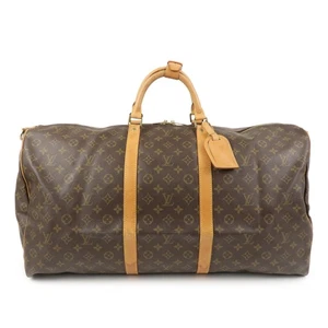 Louis Vuitton Monogram Keep All Bandouliere 60 Boston Bag M41412 Auth Used F/S - Picture 1 of 24