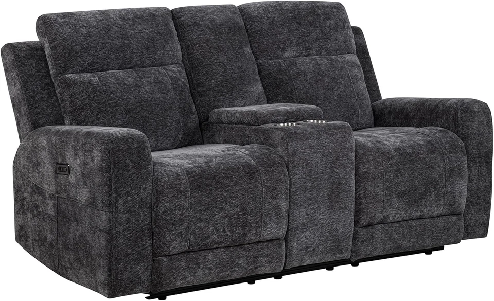 Muebles para el hogar Coaster - Kennett - Metal - Loveseat reclinable eléctrico con doble  Foto 1 de 4