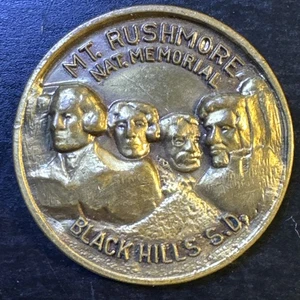 Medalla moneda recuerdo Mount Rushmore National Memorial Black Hills SD - Imagen 1 de 3