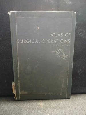 Libro médico vintage Atlas of Surgical Operations 2da edición Cutler & Zollinger Foto 1 de 4