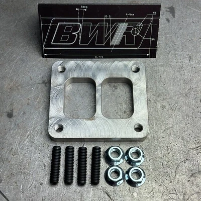 BWR Blackworks Racing T4 Turbo Manifold Flange w/ Hardware For Honda Civic Acura — 第 1/4 张图片