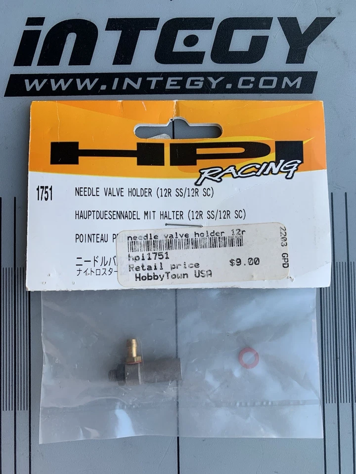 HPI 1751 NEEDLE VALVE HOLDER FOR 12R SS AND 12R SC NITRO RS4 SUPER NITRO MINI - Image 1 of 1