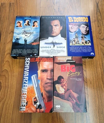 VHS Collection 5 VHS Tapes Pick The One You Want Or Buy Whole Batch Preowned Foto 1 de 4