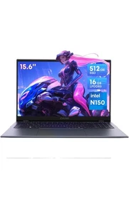 GemiBook Plus Laptop 15.6'', 16GB LPDDR5 512GB SSD, Intel N150 (3.6GHz, TDP 1... - Picture 1 of 6