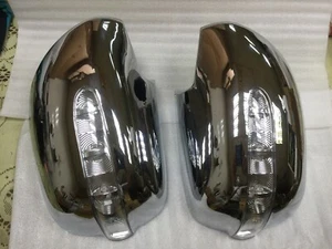 Side View Mirror Cover With LED Signal Light For '2004 on Lexus GX470 CHROME - Picture 1 of 3