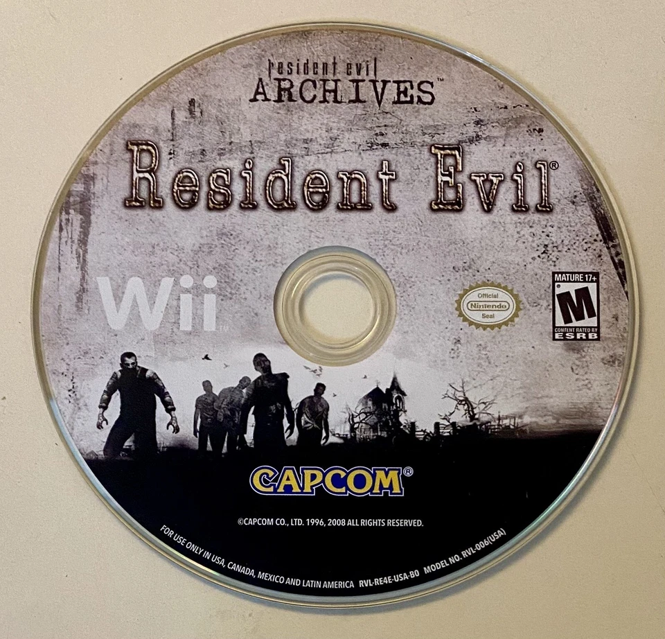 Resident Evil Archives: Resident Evil (Nintendo Wii, 2009) - DISC ONLY - Image 1 of 1