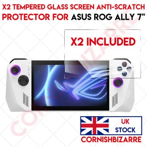 x2 FOR ASUS ROG ALLY 7 INCH TEMPERED GLASS SCREEN PROTECTOR ANTI-SCRATCH - UK - Picture 1 of 5