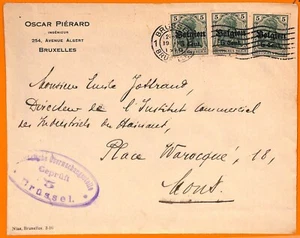 99041 - German BELGIUM - POSTAL HISTORY - COVER 1916 - Picture 1 of 1