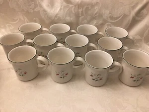 Pfaltzgraff China WINTERBERRY 16 ounce Coffee Mugs Lot Of 12 - Picture 1 of 2