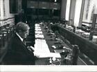 1977 Press Photo Herr Schmidt, The West German Chancellor, In London - KSB20239