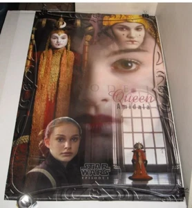 NEW!Rolled 1999 STAR WARS Queen Amidala Pinup Poster At-a-Glance Vtg - Picture 1 of 10