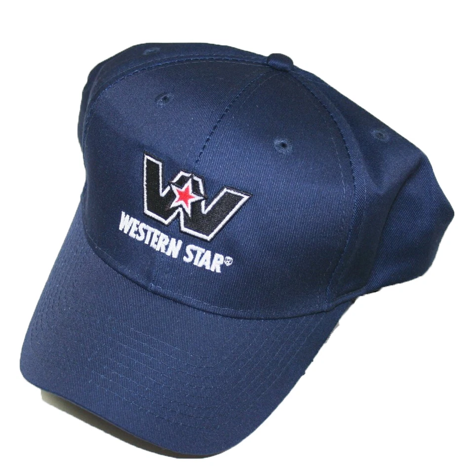 Western Star Semi Camionero Sombrero Gorra de Pelota Camión Verano Malla Trasera Snap Azul Marino Foto 1 de 1