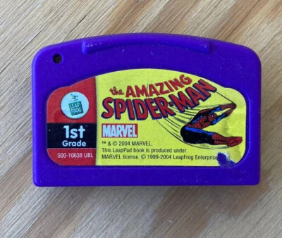 Spiderman LeapPad Leap Frog cartridge 1st grade reading Amazing 500-10638 UBL - Image 1 of 3