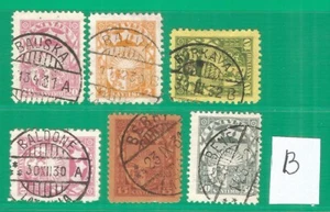 Latvia used stamps post offices cancellation - Picture 1 of 1