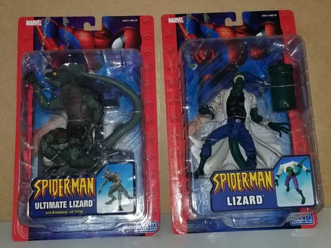 Marvel Spider-Man Ultimate & Classic Lizard Action Figure Toy Biz 2004 Cover