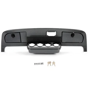 For EZGO TXT Golf Cart 1994-2013 Dash Assembly Cover Kit Carbon Fiber Printing - Picture 1 of 11