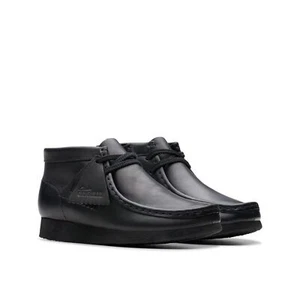 โ
๐๐Express Clarks Older Boys Wallabee Boot O Black - Picture 1 of 12